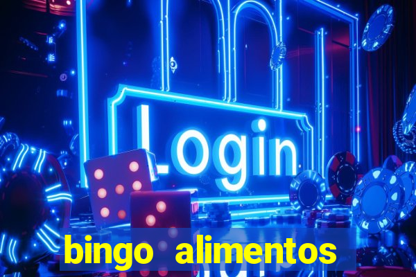 bingo alimentos para imprimir